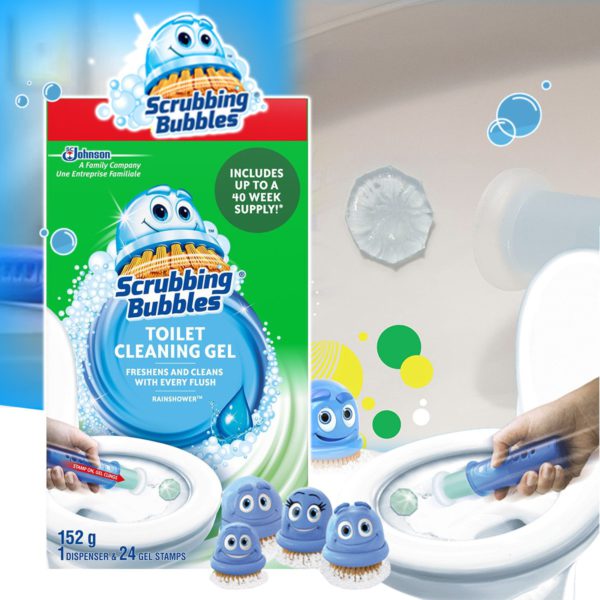 scrubbing bubbles toilet cleaning gel 24pc